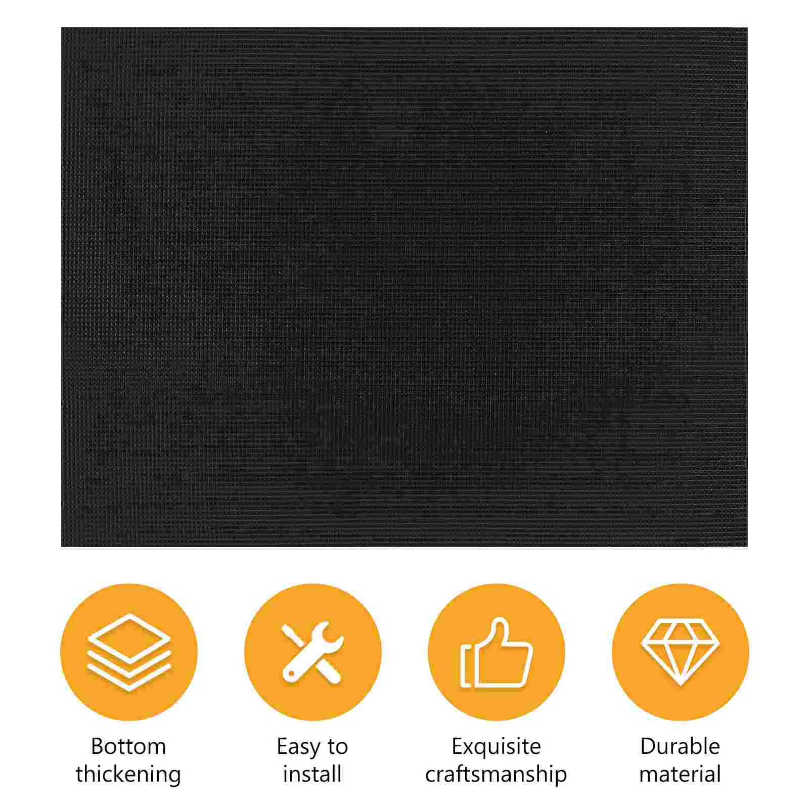 Коврик для аквариума пенопластовый коврик нижний бытовой выравнивающий черный