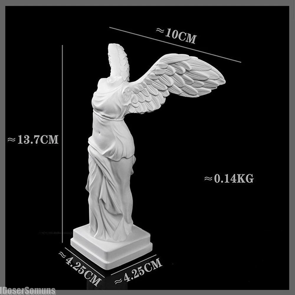 Статуя героя богини Крыло ангела художественная статуэтка декор для офисного