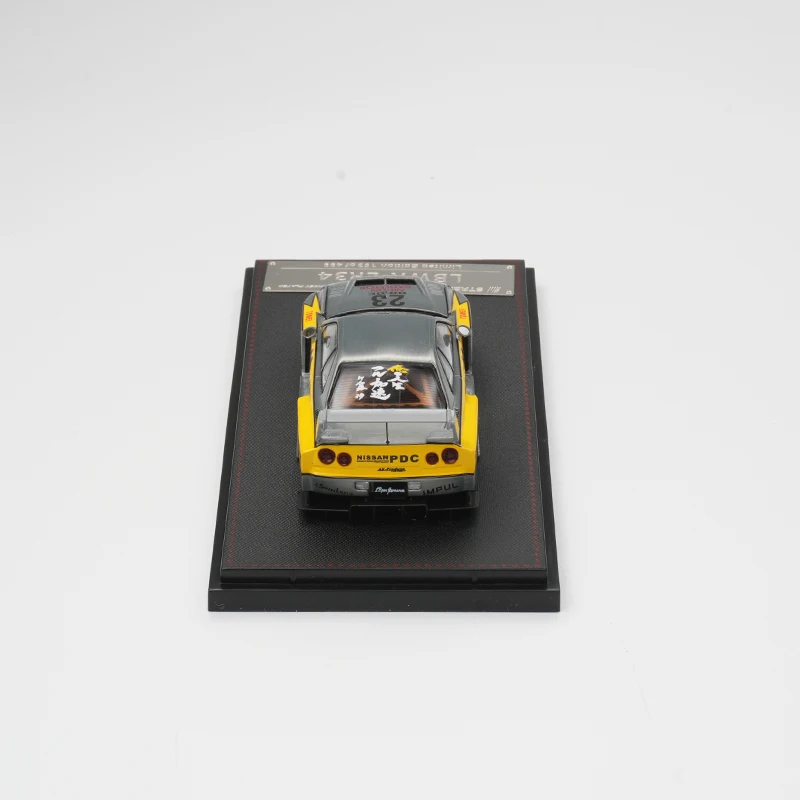 Фото SW 1:64 Chase Special Edition LBWK GTR ER34 Открытый капюшон Литая под давлением модель автомобиля Коллекция игрушек Street №5
