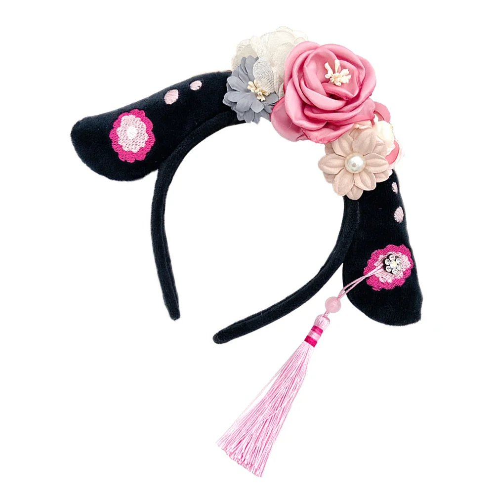 

Headband Cosplay Hair Accessories Chinese Style Decorative Hoops Cloth Vintage Child