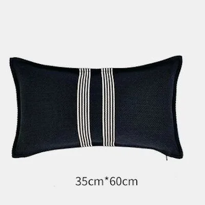 

Чехол для подушки DUNXDECO с вышивкой 35x60 см