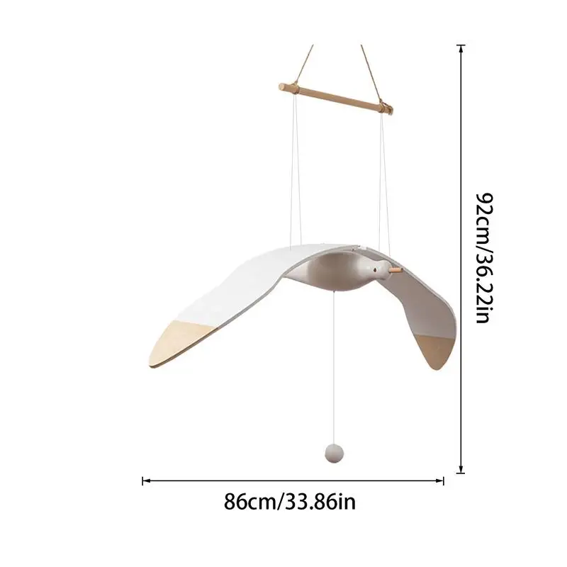 Деревянный летающий морской чайник Декор Декоративный мобильный орнамент