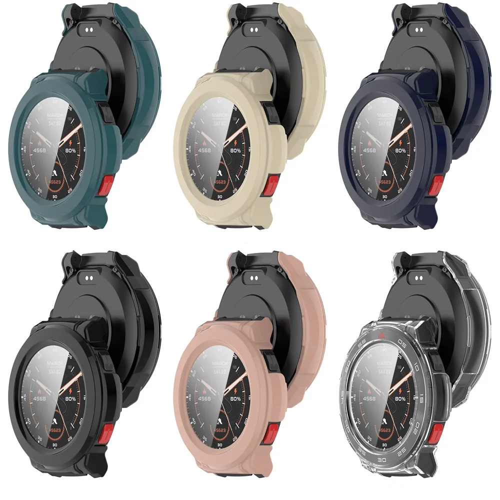 Фото Чехол и защитная пленка из закаленного стекла для Mibro Watch Gs pro Frame, высококачественные тонкие защитные аксессуары для ПК №5
