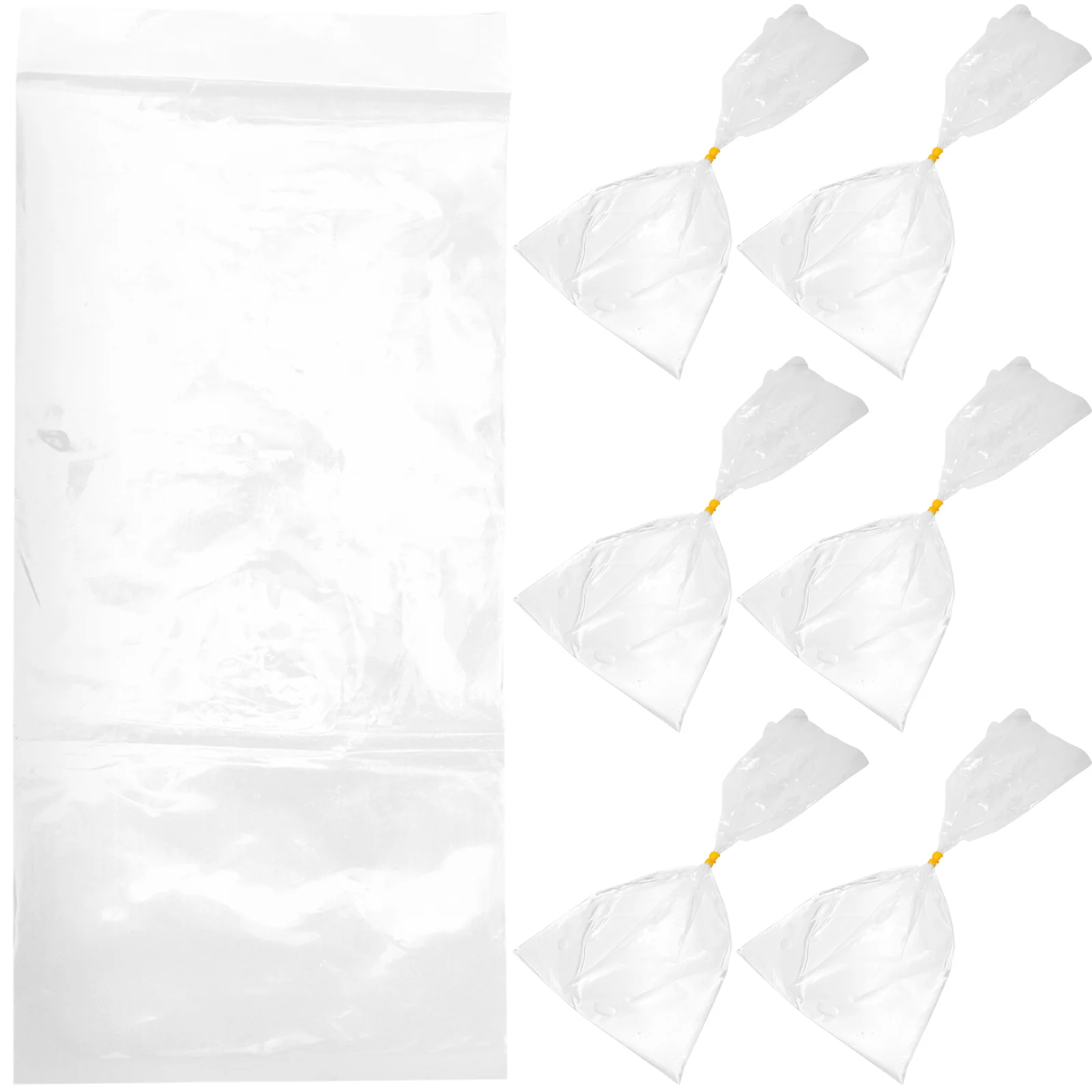 

50pcs Ornamental Fish Packing Bags Clear Packing Bags Clear Plastic Containers