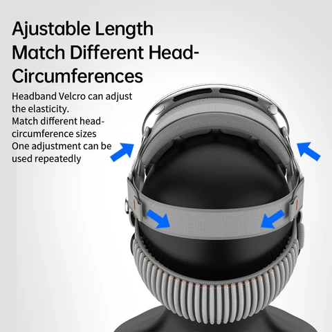 Hibloks Регулируемая повязка на голову для Apple Vision Pro