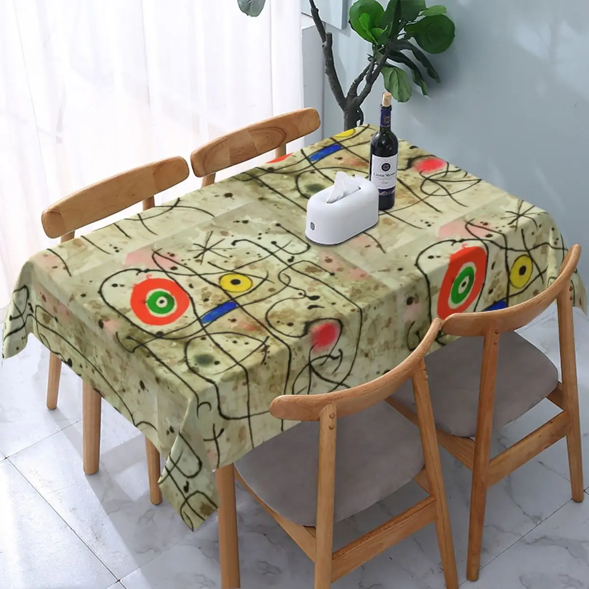 

Прямоугольная Водонепроницаемая скатерть для стола с абстрактными узорами
