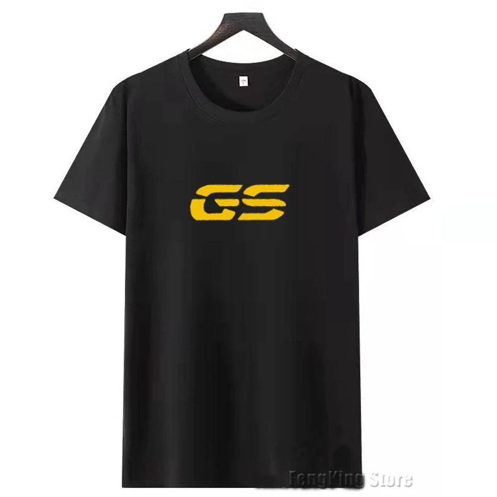

For BMW R1250 GS ADVENTURE R1250gs Adv New Combed Cotton Short Sleeve T-shirt Men's Round Neck Printed Logo T-shirt
