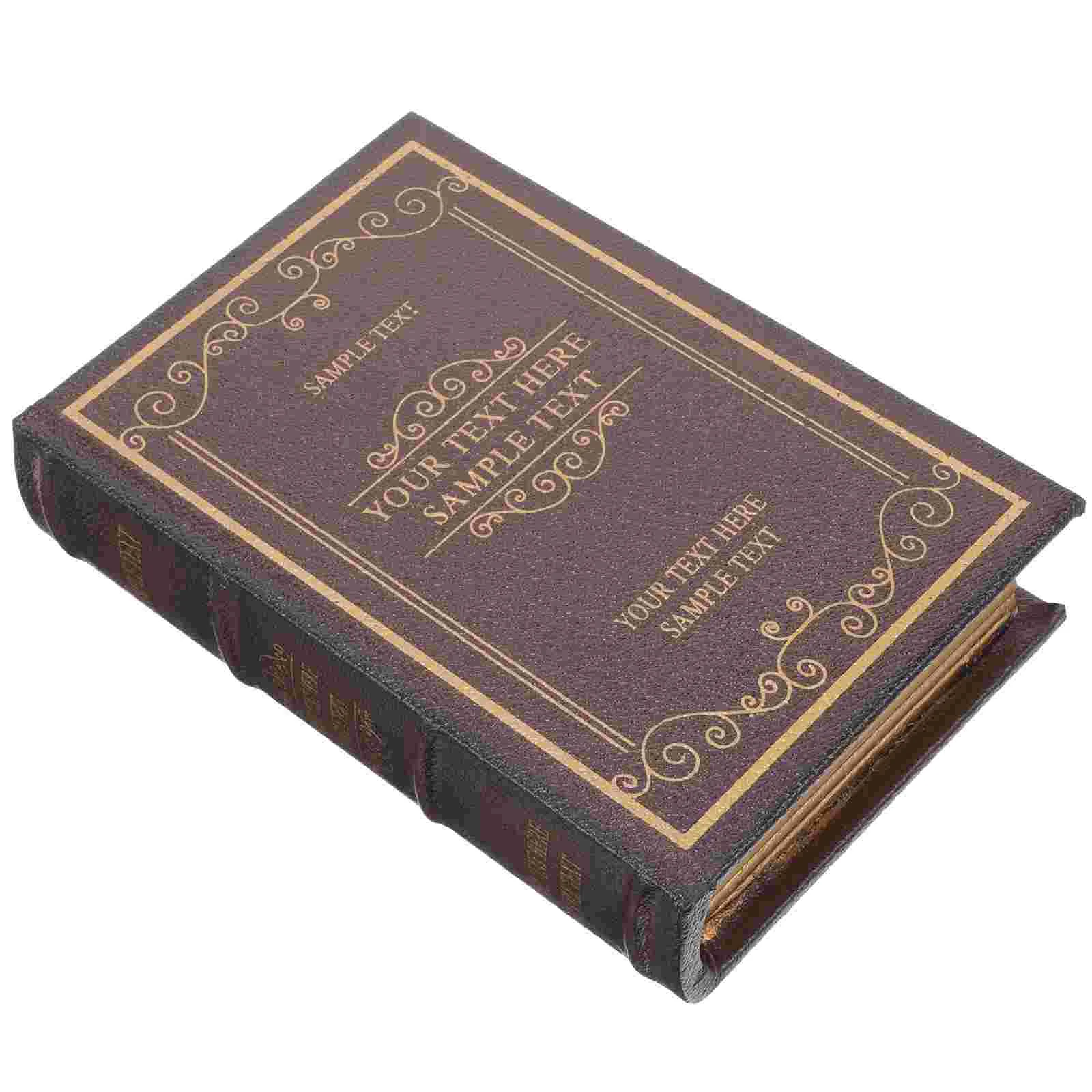 

Jewels Book Decor Aesthetic Bookshelf Simulation Ornament Wood Display Prop Office Model Faux