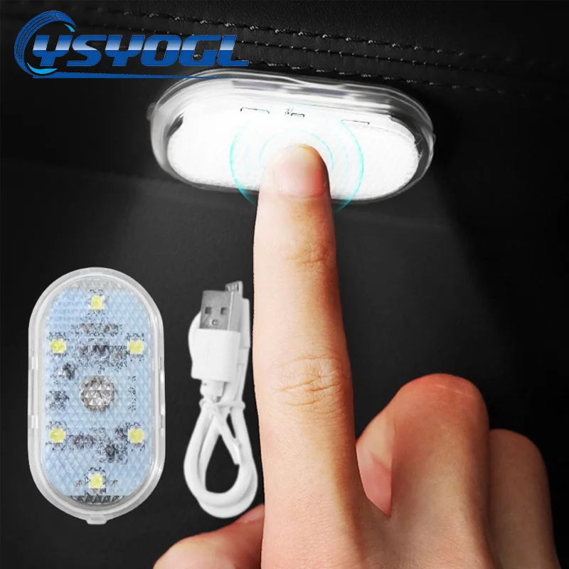 

Wireless Leds Interior light LED Lamp Magnetic Car Ceiling Lamp Reading Light Car Decorations Roof Magnet Interior Lighting