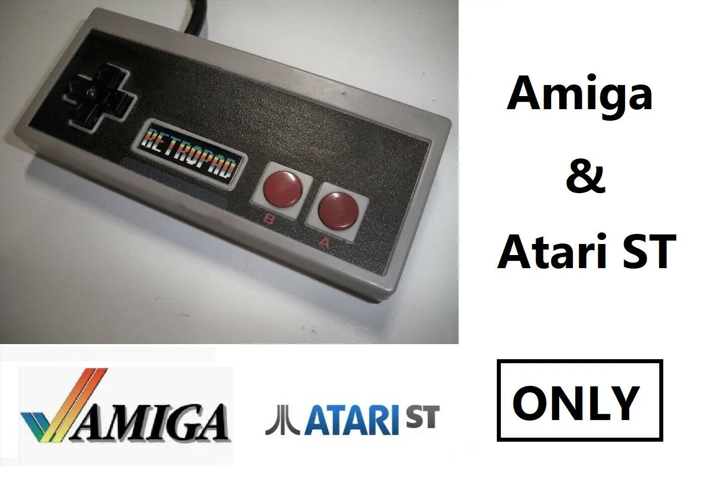 

RETROPAD retro game pad for Amiga / Atari ST - with Native 2nd Fire Button!