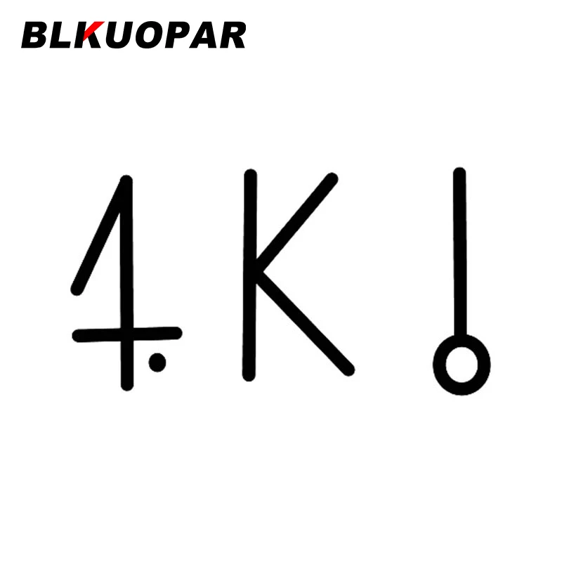 

Модная оригинальная Солнцезащитная креативная наклейка BLKUOPAR IKT для автомобиля, устойчивая к царапинам Водонепроницаемая наклейка для ноут...