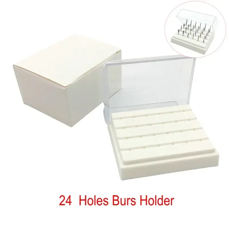 24-луночный держатель стоматологических боров дезинфекция твердосплавные боры