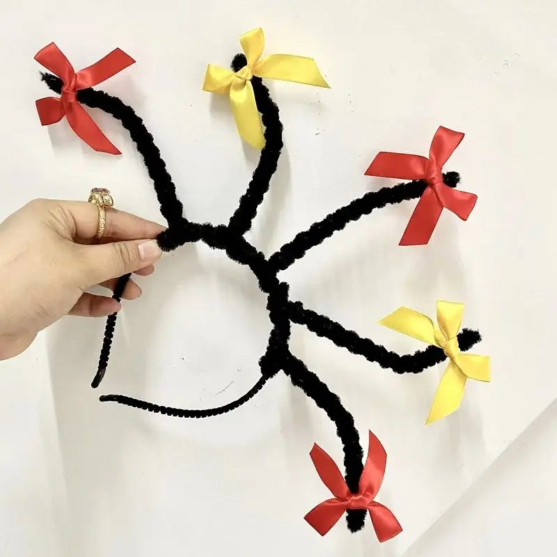 Мультфильм Мона бант вампира палочка для волос повязка на голову реквизит