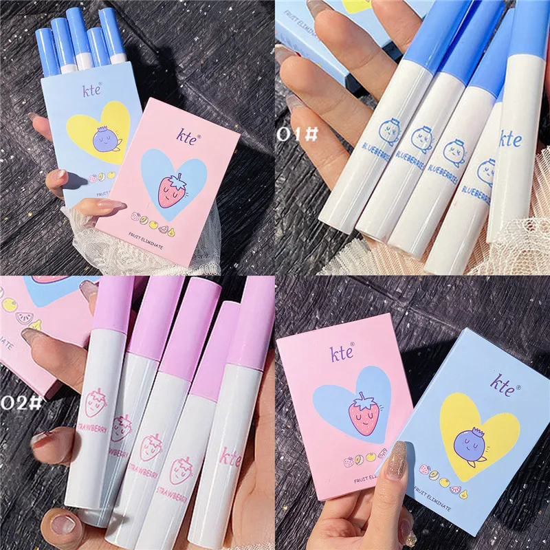 Набор блесков для губ 5 цветов фруктовая губная помада бархатные матовые стойкие