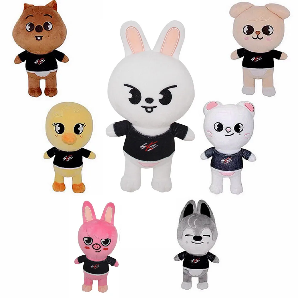 

Плюшевые игрушки Skzoo 20 см, бродячие дети, плюшевый волк, Мультяшные мягкие животные, плюшевые куклы, милые спутники для детей, взрослых, покло...