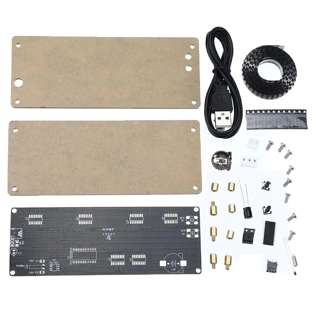 Набор для самостоятельной сборки SMD светодиодный матрица цифровые часы набор