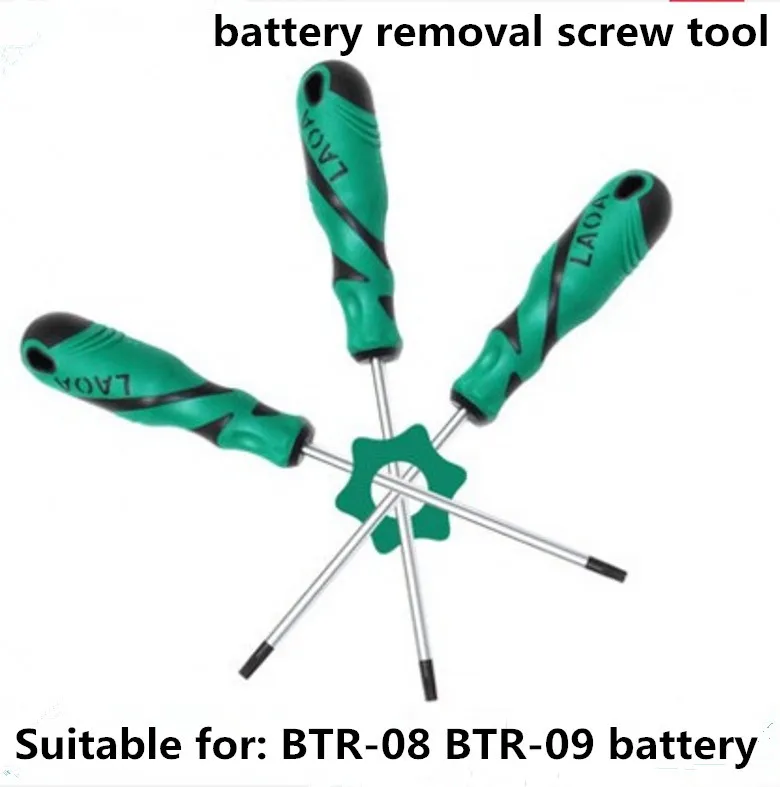 FSM-60S FSM-80S FSM-70S FSM-62S Fiber Fusion Splicer Battery BTR-08 BTR-09 Removal Screwdriver removal screw tool 1 PCS