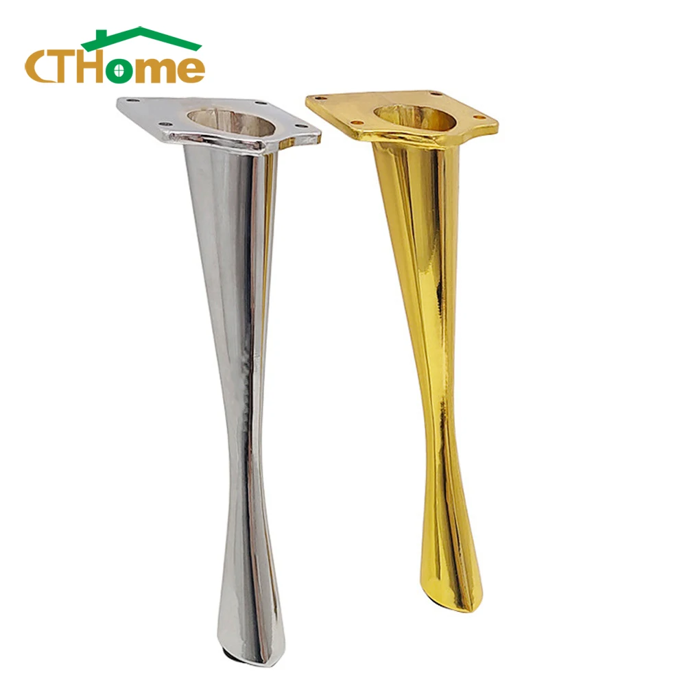 4pcs furniture legs metal gold light luxury sofa coffee table foot bathroom cabinet feet home support legs accessories free global shipping