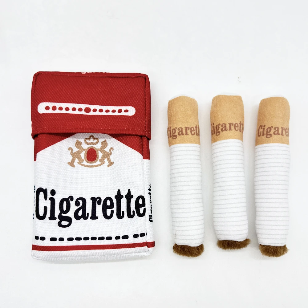 Серебристые искусственные сигареты для домашних животных