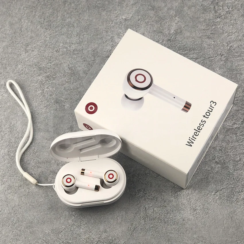 

Беспроводные Bluetooth-наушники, басовые тяжелые наушники, спортивные водонепроницаемые наушники-вкладыши с зарядным чехлом для смартфонов