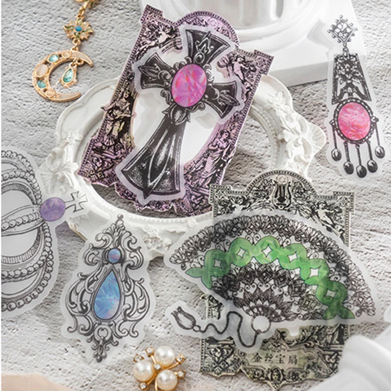 30 листов в упаковке прозрачные туманные украшения для скрапбукинга с