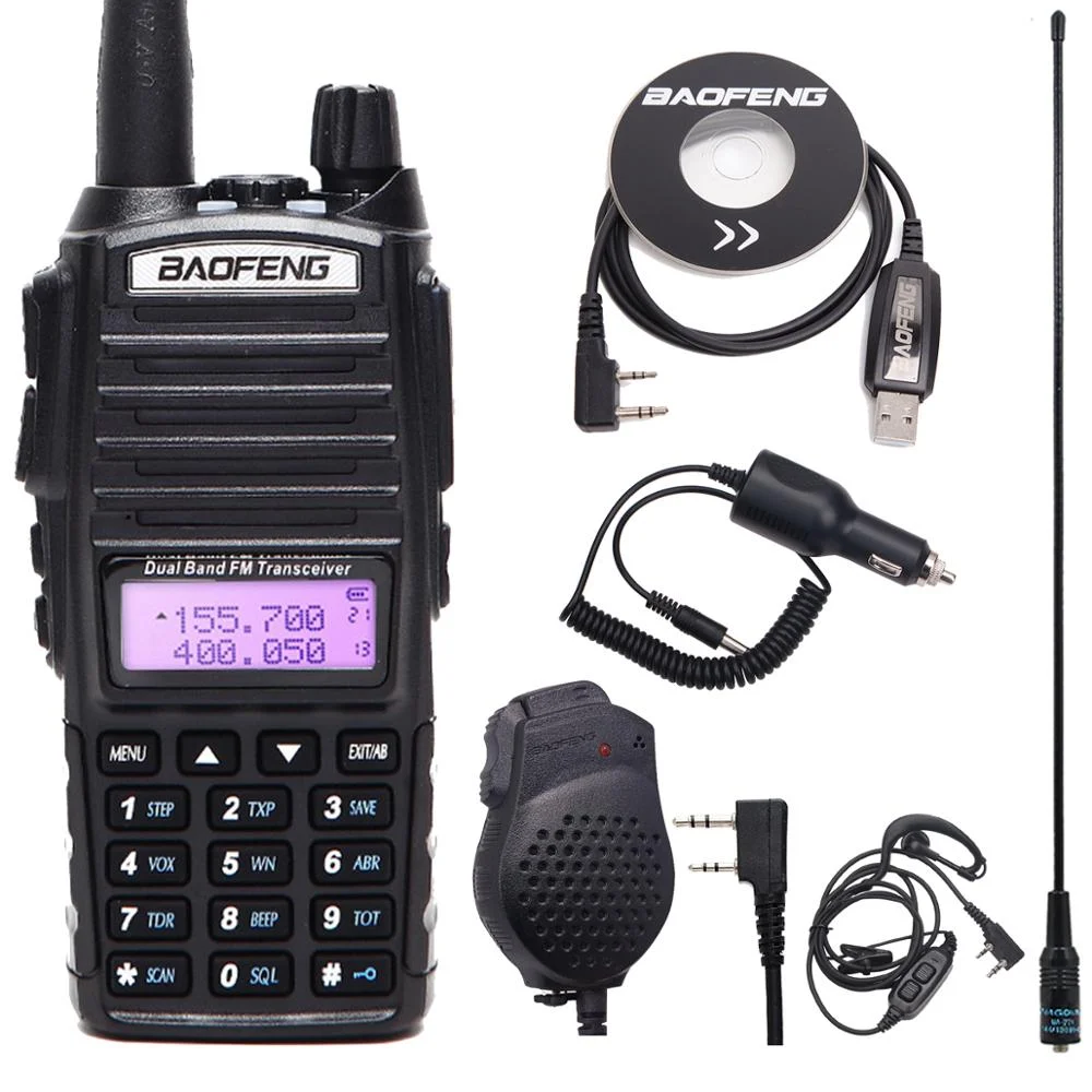 

BaoFeng UV 82 Walkie Talkie Dual Band VHF UHF 136-174MHZ 400-520MHZ Baofeng 5w UV-82 UV82 BF-UV82 UV-5R Ham Two Way Radio