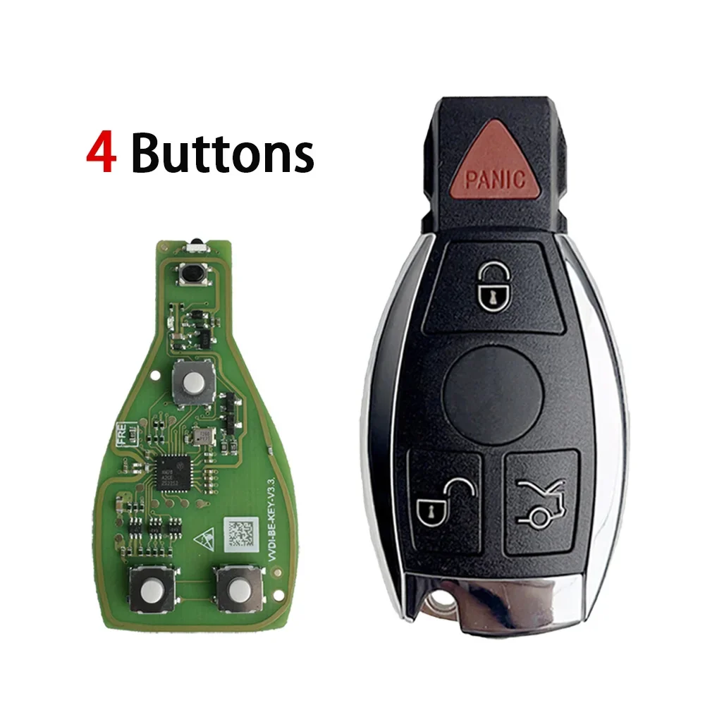 

YOCASTY Xhorse VVDI BE Key V3.3 PCB для Mercedes Benz BGA NEC Чип дистанционного ключа Улучшенная версия Smart 433 МГц 315 МГц Зеленая плата