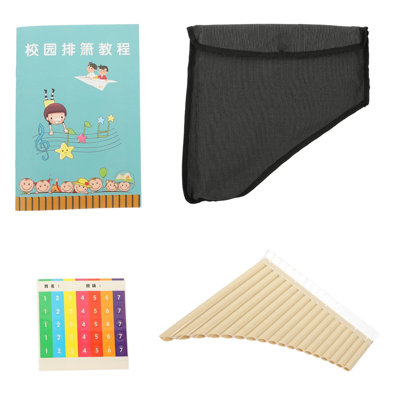 Музыкальный инструмент с флейтой 18-трубные флейты образовательный портативный