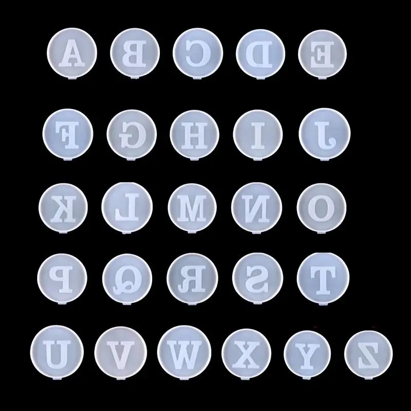 Форма для алфавита силиконовая форма мыла и свечи 26 букв английского аксессуары