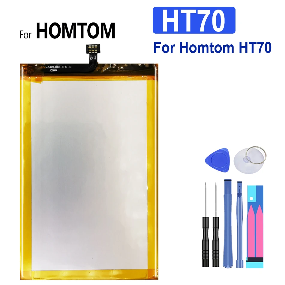 

Новый аккумулятор 10000 мАч для телефона Homtom HT70 HT 70, высокое качество с номером отслеживания
