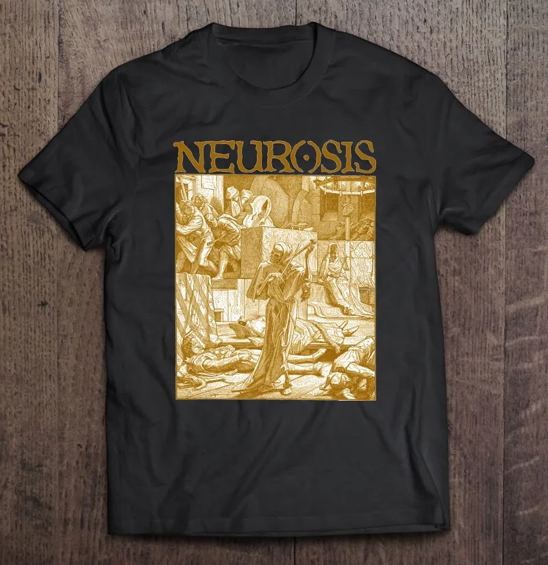 

Забавная футболка Neurosis с культовой группой для мужчин и женщин, футболки для тренажерного зала, мужские футболки большого размера, Мужская ...