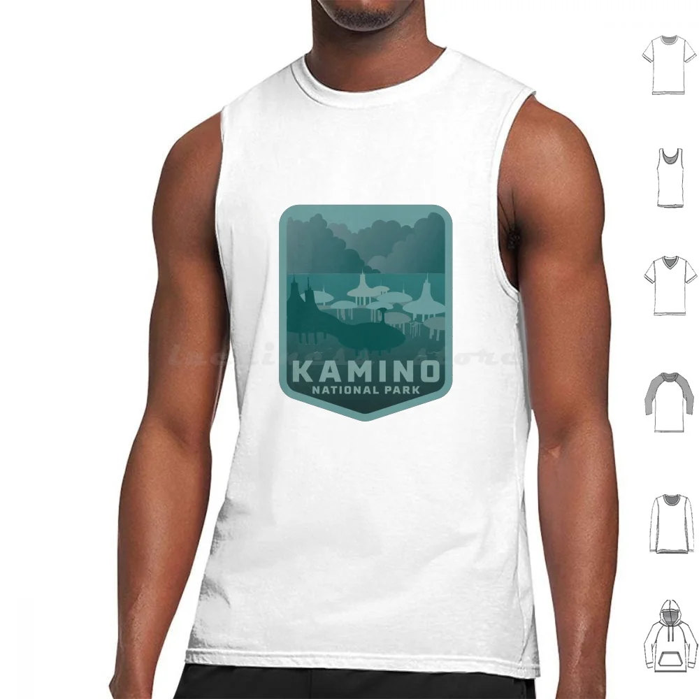 

Kamino National Park Tank Tops Print Cotton Jedi Skywalker Anakin Luke Skywalker Han Solo Space Movie Sci Fi Obi
