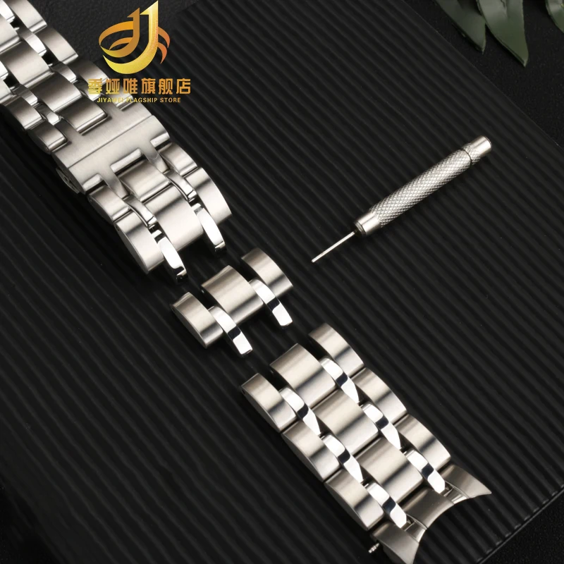 Адаптированный для Tissot 1853 Kutu T035 series точный стальной ремешок часов T035207210A цепочка