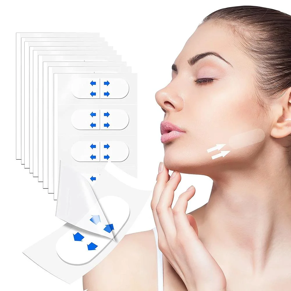 

40pcs Fox Eyes Stickers Waterproof V Face Makeup Adhesive Tape Invisible Breathable Lift Face Sticker Lifting Tighten Chin