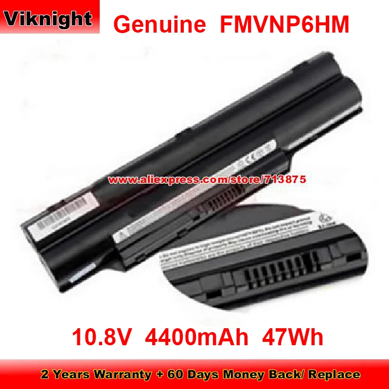 Подлинный FMVNP6HM аккумулятор FMVNA6GE для Fujitsu Lifebook A572/E A572/EW E742/E E752/E S752/E FMVNE6HG FMVNP5CE 10,8 В 4400 мАч 47Wh