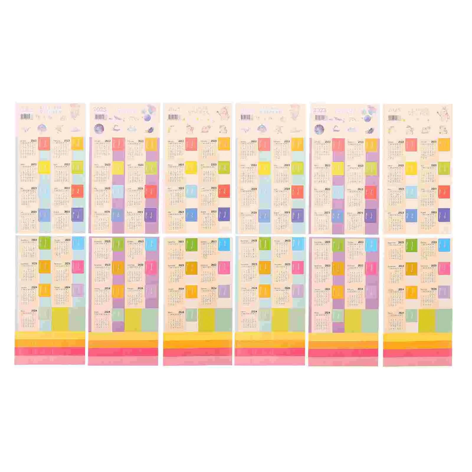 

Stickers Planner Tabs Monthly Calendardivider Month Sticker Labels Flags Accessories Notebook Adhesive Planners Schedule Budget