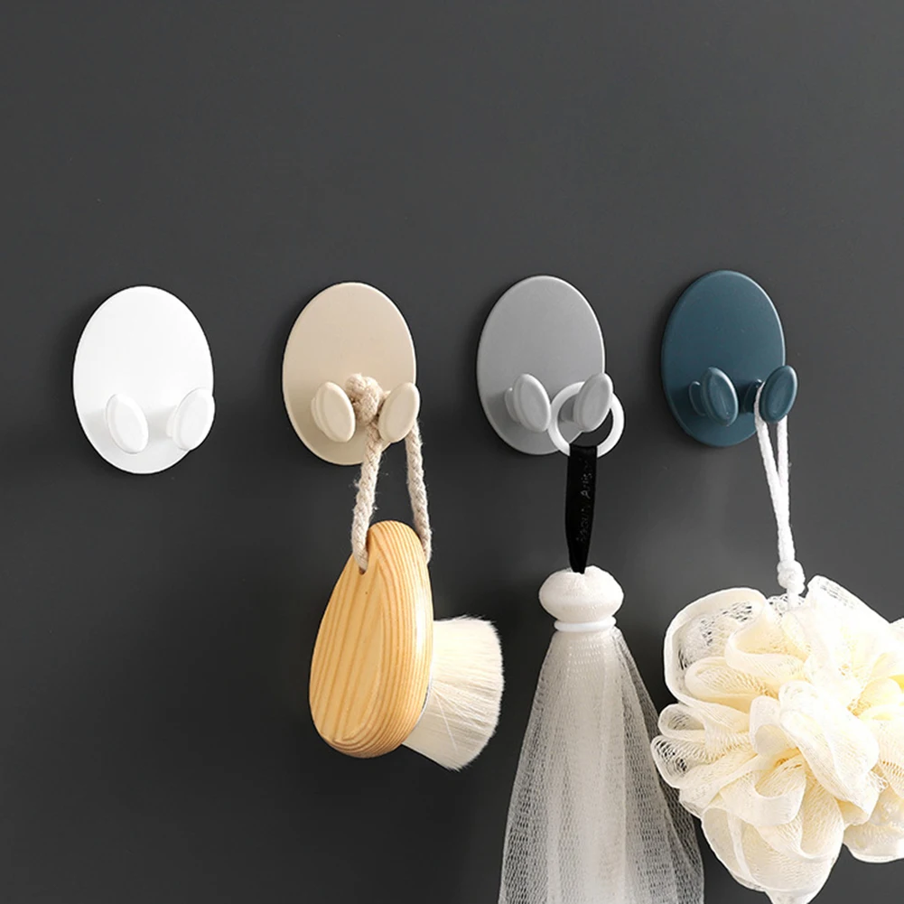 

Пластиковый держатель для ключей, самоклеящаяся вилка для ключей для кухни, ванной, спальни, настенное крепление