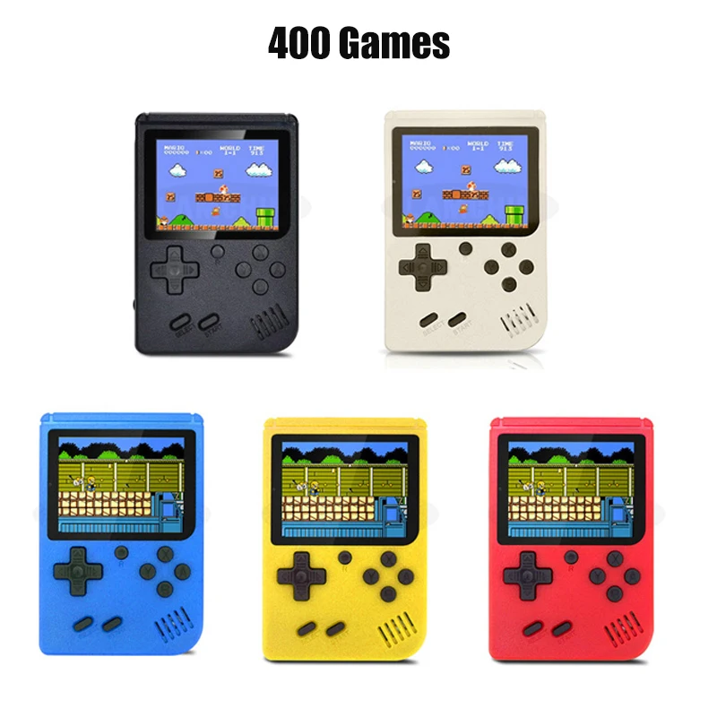 

400 in 1 Portable Consol Game 3 Inch LCD Screen Classic Handheld Game 8-bit Sup Console Connection TV and 2 Player Games