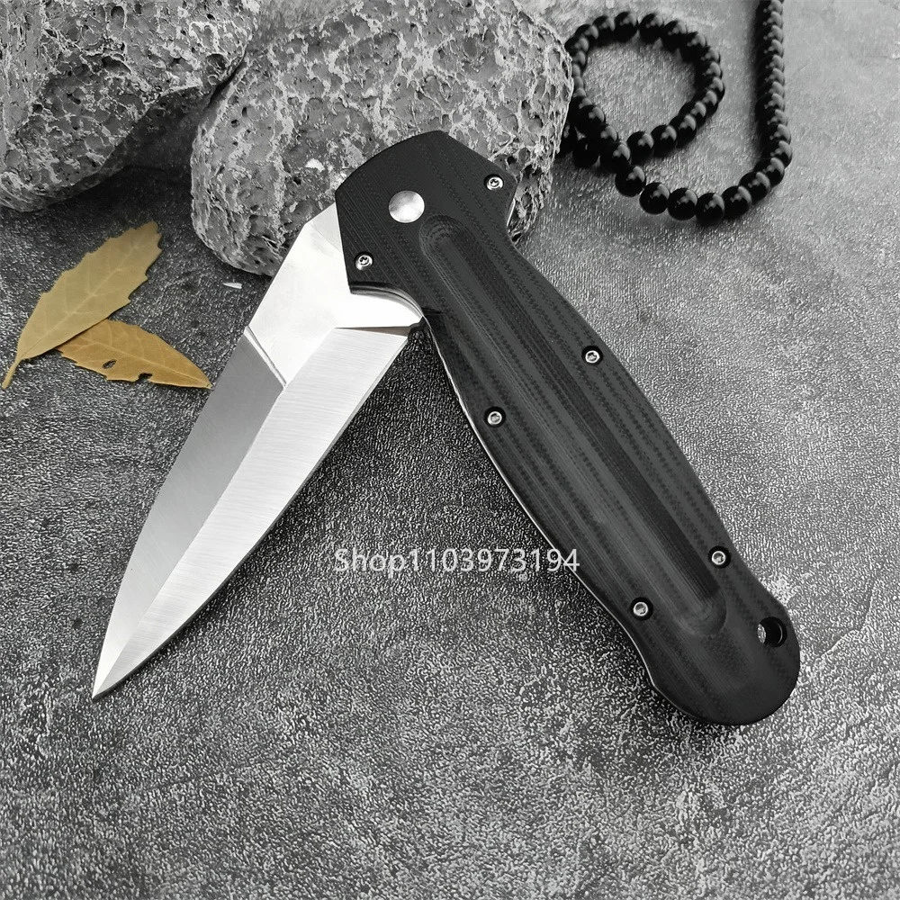 Черный Складной Нож C215 D2 Лезвие Из Высокоуглеродистой Стали G10 Ручка Тактический