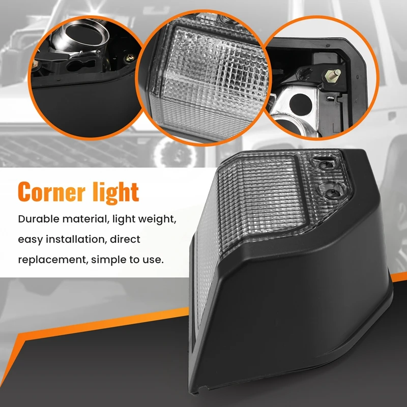 1 пара автомобильных угловых светильников для Toyota Land Cruiser LC70 LC76 LC78 LC79 2024 +