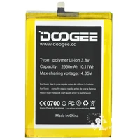 Doogee Battery Replacement Original 2660mAh Smart Phone Parts Backup Battery for Doogee Mobile Phone Tools