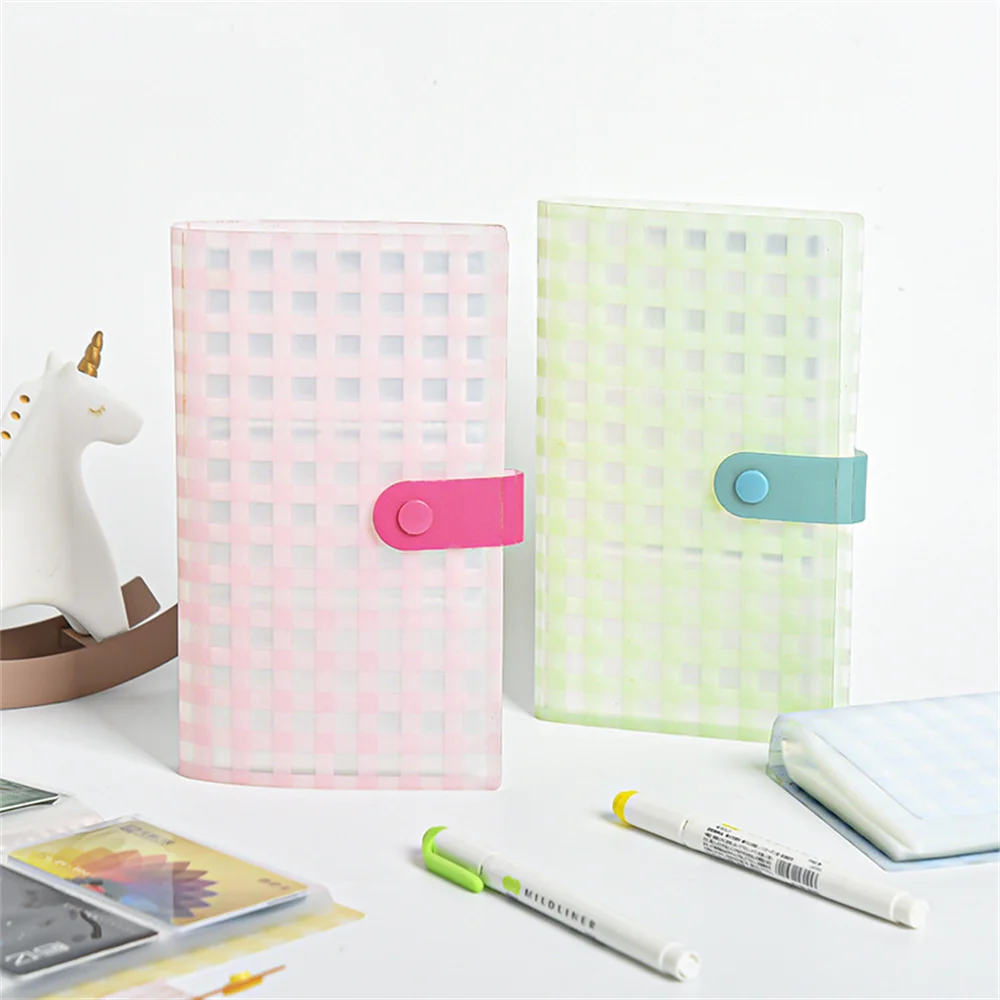 

240Pockets 3 Inch Capacity Cards Holder Binders Albums Transparent Sleeves Idol Photocard Holder Collect Book