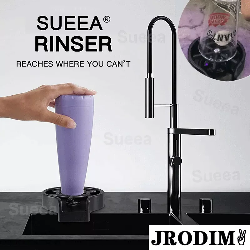 

Faucet Glass Rinser for Home Sink Automatic Cup Scourer Washer Bar Coffee Pitcher Wash Cups Tool Household Kitchen Accessories