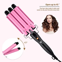 2032mm hair curler triple barrels ceramic hair curling iron professional hair waver tongs styler tools for all hair types