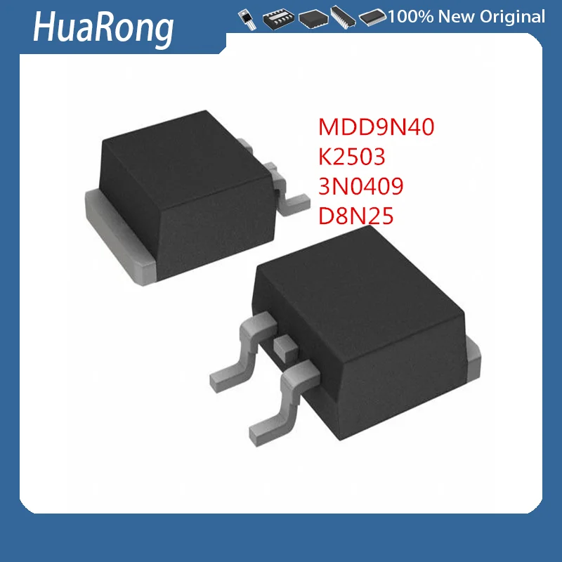 50 шт./лот NWE MDD9N40 K2503 2SK2503 3N0409 IPD50N04S3-09 D8N25 AOD8N25 TO-252