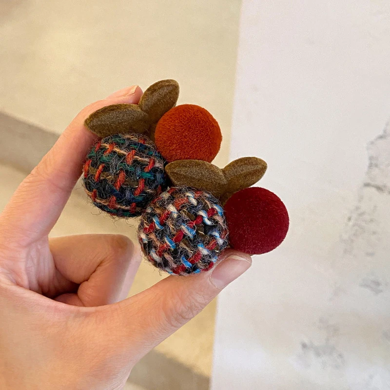 

Women Retro Colorful Cherry Creative Hair Clips Sweet Hair Decorative Hair Clips Barrettes Headband Fashion Hair Accessories
