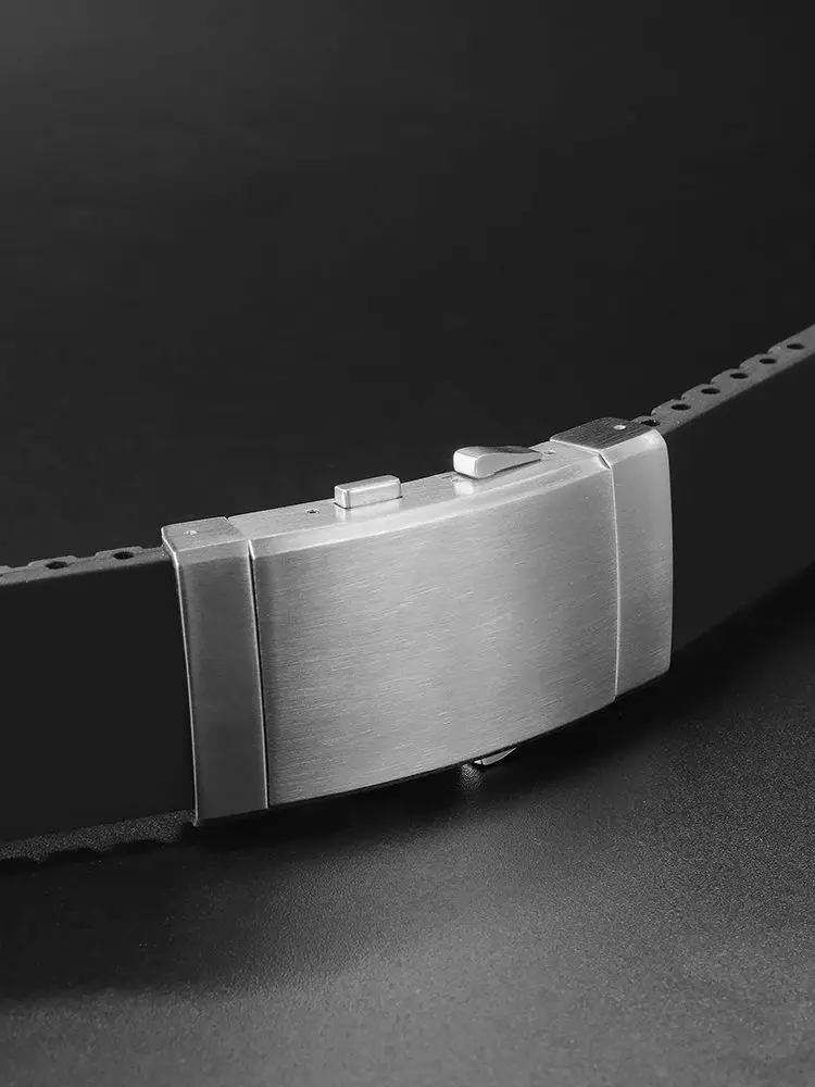 San Martin водонепроницаемый ремешок из фторкаучука 20 мм 22 универсальный мужской для