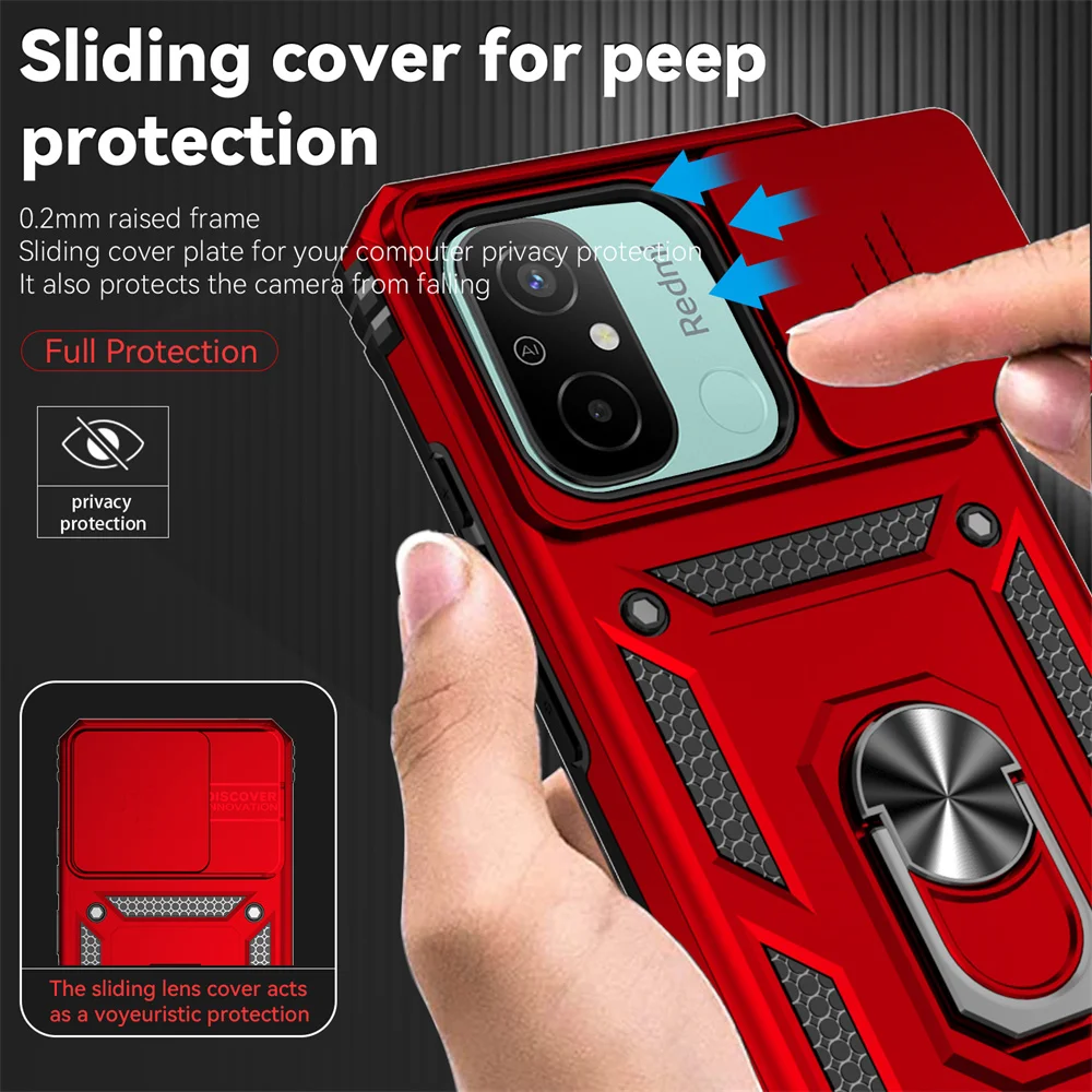 Для Xiaomi Redmi 11A Fusion Ring Armor чехол для телефона 11 A полный защитный от падения