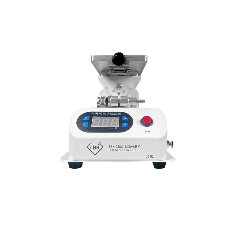 

LY TBK 988C Built-in Double Vacuum Pumps LCD Touch Screen Rotary Separator Machine 7 Inch Heating Platform with Glue Cleaning