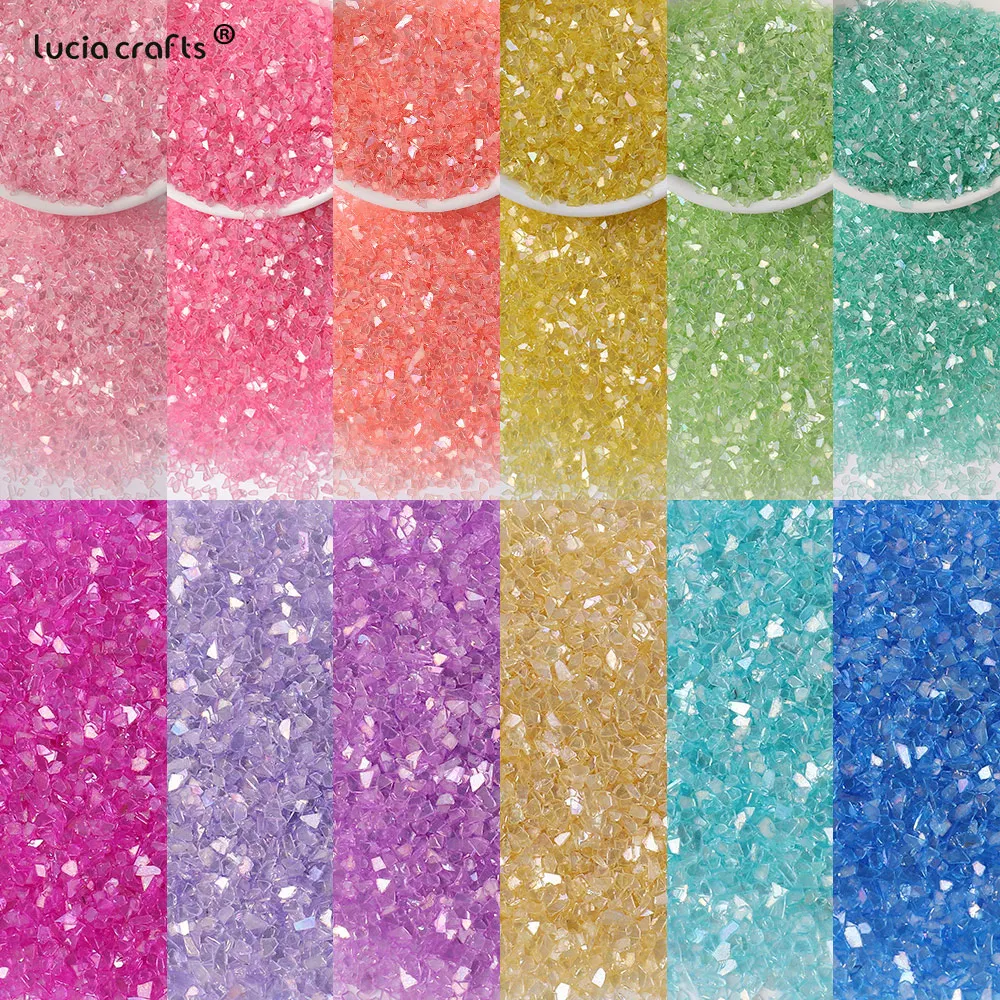 

10g Irregular Glass Fragment DIY Nail Art Fragment Decoration Crafts Sequins Scrapbook Accessories A0143